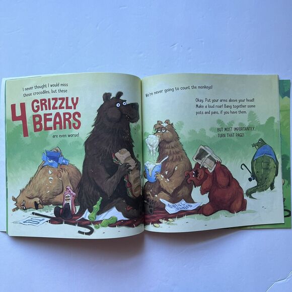 Set Of 2 Childrens Story Books Paperback Count the Monkeys Stop Monkeying Around - Picture 9 of 10